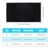 Knee Protective Pads, Knee Sleeve with Thick Foam Padding, Knee Protector Brace, Professional Knee Guards for Volleyball, Dancing, Gardening Black(M) - Image 7