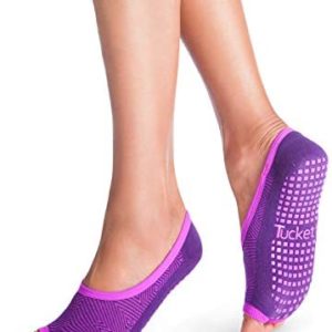 Tucketts Ballerina Toeless Non-Slip Grip Socks - Barre, Pilates, Dance, Home & Leisure, Pedicure - Size 5-9 - 1 pair