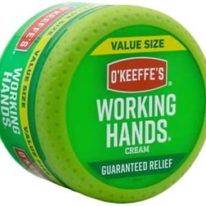 O'Keeffe's Working Hands Hand Cream Value Size, 6.8 Ounce Jar, (Pack of 1)