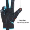 HANDLANDY Work Gloves Men & Women, Utility Mechanic Working Gloves Touch Screen, Flexible Breathable Yard Work Gloves (Large, Grey) - Image 3