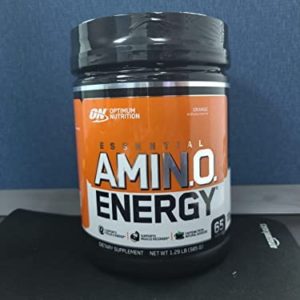 Optimum Nutrition Amino Energy - Pre Workout with Green Tea, BCAA, Amino Acids, Keto Friendly, Green Coffee Extract, Energy Powder - Orange Cooler, 65 Servings(Packaging May Vary)