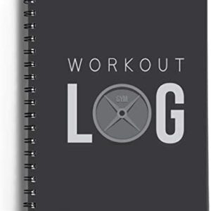 Workout Log Gym - 6 x 8 Inches - Gym, Fitness, and Training Diary - Set Goals, Track 100 Workouts and Record Progress