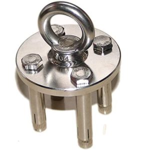 Mount Anchor Bracket Aerial Rigging Hardware-304 stainless steel Suspension Ceiling Wall Hook Gym Training Straps, Aerial silks Yoga Swing Hammock, Battle Ropes, Boxing Equipment For All Aerial Sports