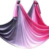 HONGYIFEI2021 Yoga Hammock 5M New Aerial Yoga Hammock Fabric Gravitational Colors Aerial Silks Low Stretch Anti Gravity Yoga Equipment Aerial Yoga Hammock (Color : J) - Image 3