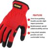 High Performance Work Gloves For Men(3 Pairs Pack), High Dexterity Touch Screen For Multipurpose,Excellent Grip (Large) - Image 2