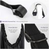 airogym Aerial Yoga Strap, Fitness Strap Band for Waist Trainer Leg Stretching, Door Swing Adjustable Strap - Back Bend, Go Upside-Down for Yoga Practitioner Ballet Dancer Gymnastics Relieve - Image 3