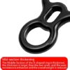 YXGOOD 50KN Rescue Figure, 8 Descender Large Bent-Ear Belaying and Rappelling Gear Belay Device Climbing for Rock Climbing Peak Rescue Aluminum Magnesium Alloy - Image 4