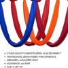 Aerial Silk Yoga Swing Hammock Kit for Improved Yoga Inversions, Flexibility & Core Strength with Adjustable Handles Extension Straps Inversion Swing for Beginners & Kids - Image 4