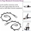 Aerial Yoga Swing Set, Yoga Hammock Aerial Swing, Aerial Sling Inversion Kit, Flying Yoga Inversion Tool, Antigravity Ceiling Hanging Yoga Sling 440 Ibs Load Include Carabiner and Extension Straps - Image 3