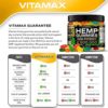 Vitamax Hemp Gummies - Great for Peace & Relaxation - 2,500,000 - Natural Fruit Flavors Tasty Relief – Made in USA – Relaxing Gummies – 100ct - Image 2