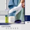 CHARMICS 12 Pairs White Cotton Gloves for Dry Hands, Moisturizing Gloves Overnight, 23cm / 9 Inch Eczema Gloves, Washable SPA Gloves, Premium White Gloves Women and Men - Image 6