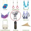 Super Silent, No Squeaking, Permanent Antirust 360° Swivel Swing Hanger, Heavy Duty Swing Hook with 4 Screws for Concrete Wooden Hanging Hardware for Porch Chair Hammock Gym SELEWARE - Image 7