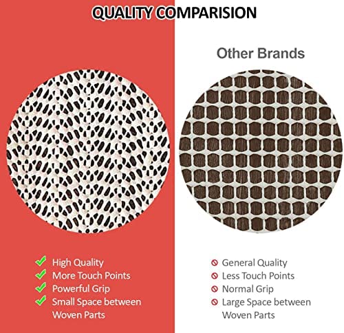 Home Must Haves Anti-Slip Strong Hold Firm Grip Non-Slip Rug Pad (0.125"), Beige, 4x6 Feet, RP2-4x6 - Image 2