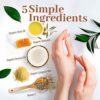 Organic Hand Cream Balm for Dry Cracked Hands - Moisturizing Hand Repair Cream for Women and Men - 100% All Natural and Made in USA & USDA Certified - Image 5