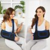 KKOOMI Arm Sling for Shoulder Injury Rotator Cuff Torn Wrist and Elbow Surgery Adjustable Padded Elbow Dislocation and Sprain Brace Shoulder Immobilizer for men&women Arm Support Straps for Left&Right (L/XL) - Image 6