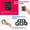 Bob and Brad Hand Grip Strengthener Kit with Counter (5 Pack), Forearm Workout Strength Trainer,Adjustable Resistance Exerciser,Finger Exerciser,Finger Stretcher,Grip Ring & Stress Relief Grip Ball - Image 4