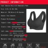 Cabales Women's Pull On Style Seamless Comfortable Yoga Bra with Removable Pads - Image 5