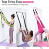 airogym Aerial Yoga Strap, Fitness Strap Band for Waist Trainer Leg Stretching, Door Swing Adjustable Strap - Back Bend, Go Upside-Down for Yoga Practitioner Ballet Dancer Gymnastics Relieve - Image 7