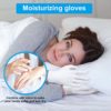 5Pairs(10Pcs) Moisturizing Gloves Overnight, Cotton Gloves for Dry Hands Eczema,White Cotton Gloves for Men and Women,Washable SPA Cotton Inspection Gloves, One Size Fit Most Cloth Gloves - Image 6