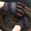 HANDLANDY Heavy Duty Work Gloves Men, Touchscreen TPR Impact Reducing Work Gloves, Non-Slip Breathable Mechanics Gloves - Image 5