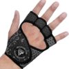 RDX Weight Lifting Gloves Grip, Non Slip Neoprene Ventilated Gym Barehand Gripper, Silicon Palm Protection, Powerlifting Fitness Strength Training Bodybuilding, Chin Pull ups Bar Calisthenics Workout - Image 9