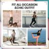 TNNZEET 7 Pack High Waisted Leggings for Women - Buttery Soft Workout Running Yoga Pants - Image 3