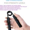 TIT COOPOPE Hand Grip and Wrist Strengthener - Resistance from 50-350 lb Metal Exerciser for Hand, Forearm, and Fingers,Silver Stainless Steel - Image 8