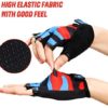 8 Pairs Kids Half Finger Gloves Fingerless Bicycle Gloves Breathable Kids Short Finger Gloves Non-Slip Outdoor Sports Gloves for Children Cycling Climbing Riding, 8 Colors - Image 4