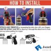Aesackir 2 Pack Sprayer Machine Full Hand Grip,Instant Aerosol Trigger Handle,Reusable Universal Spray Handle Grip,Full Hand Grip Universal Fit,Spray Can Grip for Spray Paint,Painting(Black+Red) - Image 6