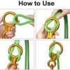 CyberDyer 35KN Figure 8 Descender, Rescue Figure 8 Rappelling Gear Belay Device Aviation Aluminum Rigging Plate for Climbing Belaying and Rappelling - Image 6