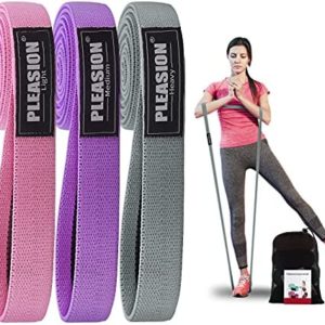 Resistance Bands Set for Legs and Butt Exercise Bands Set, Home Gym Non-Slip Fabric Booty Bands for Women and Men, 5 Levels Fitness Training Bands Workout Bands for Legs Squat Glute Hip Training