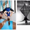Active Silk Aerial Yoga Hammock 5.5 Yards Premium Aerial Silk Fabric Yoga Swing for Antigravity Yoga Inversion Include Daisy Chain Carabiner and Pose Guide - Image 8