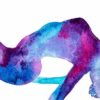 Aerial silks hammock hoop lyra yoga SET OF 9 - Aerial yoga - Silk yoga Print watercolor painting 5"x7" - Aerialist gift - Hoop lover gift - Image 4