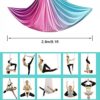 FOSER Aerial Yoga Hammock, 16.4ft ×9.2ft Aerial Yoga Swing Set for Anti-Gravity Yoga, Aerial Dance, Aerial Acrobatics - Image 3
