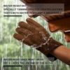 Leather Safety Work Gloves Gardening Carpenter Thorn Proof Truck Driving for Mens and Womens Waterproof heavy duty - Image 4