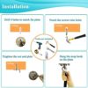 Trapeze Bar Swing for Bed Trapeze Stand Hospital Bed Trapeze for Elderly Mobility Swing Set Adult Rings Lift Transfer Pull Up Bar Bed Helper Indoor Ceiling Mounted Triangle Handle - Image 6