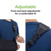 Think Ergo Arm Sling Air - Lightweight, Breathable, Ergonomically Designed Medical Sling for Broken & Fractured Bones - Adjustable Arm, Shoulder & Rotator Cuff Support - Image 5