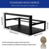SIMMPATUU Mining Rig Frame - 6/8 GPU Steel Mining Rig Open Air Frame Case Rack for Crypto Coin Currency Bitcoin Mining ETH/ETC/ZEC Ether Accessories Tools - Frame Only, Fans & GPU is not Included - Image 4