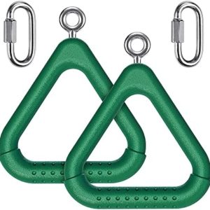 Dolibest Monkey Bars Swing Trapeze Bar Kids Monkey Bars Playground Trapeze Bar Swingset Rings Swing Sets for Backyard with Monkey Bars Ninja Course for Kids Outside Playset with Monkey Bars (2Pcs)