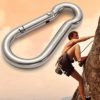 sprookber Stainless Steel Spring Snap Hook Carabiner - 304 Stainless Steel Clips, Set of 6 - Image 5