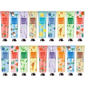 18 Pack Hand Cream for Dry Cracked Hands, Hand Cream Gift Set for Women,Grandma, Deeply Moisturizing Hand Lotion with Shea Butter & Vitamin E for Work, Mini Hand Lotion Travel Size Moisturizer