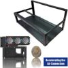 SIMMPATUU Mining Rig Frame - 6/8 GPU Steel Mining Rig Open Air Frame Case Rack for Crypto Coin Currency Bitcoin Mining ETH/ETC/ZEC Ether Accessories Tools - Frame Only, Fans & GPU is not Included - Image 3