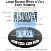 Hand Dynamometer Grip Strength Trainer - Electronic Hand Grip Strength Tester Grip Strengthener Hand Exerciser Meter Digital Hand Grip Training Gauge 265 Lbs / 120 Kgs for Sport Home School Use - Image 3