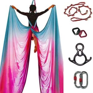DASKING Premium Aerial Silks Equipment - Safe Deluxe Aerial kit