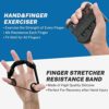 GRM Hand Grip Strengthener with Counter, Forearm Trainer Workout Kit (5Pack), Adjustable Resistance Grip Strength Trainer, Finger Exerciser/Stretcher, Grip Ring, Grip Ball for Recovery and Athletes - Image 4