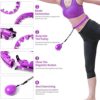 TOMOIN Hula Hoops for Adults Weight Loss,Smart Weighted Hoola Hoops for Adults & Kids Weight Loss, 24 Detachable Knots Non-Falling Smart Hoola Hoops - Image 9