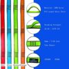 CAPARK 53 Inches Daisy Chains Rope Climbing Lanyard Nylon Straps 2 pcs Looped Strong Slings 23 kN Aerial Yoga Webbing - Image 4