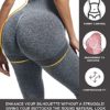 CHRLEISURE Butt Lifting Workout Leggings for Women, Scrunch Butt Gym Seamless Booty Tight - Image 5