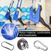 BETTKEN Kids Therapy Swing Indoor Yoga Set Aerial Yoga Hammock Set Safe Deluxe Aerial Antigravity Yoga Swing (Color : White, Size : 100x280cm) - Image 4