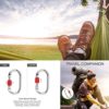 APIYOO 30kN Bearing Swing Swivel Device, 360°Rotational Hanging Swivel Hook with 2 Carabiners, Connector for Aerial Yoga, Aerial Rigging, Web Tree Swing, Hammock Chair, Climbing Rope, Kids Swing - Image 5